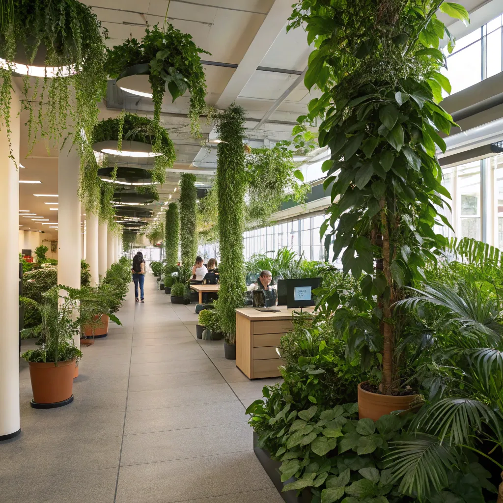 Lush office green zone
